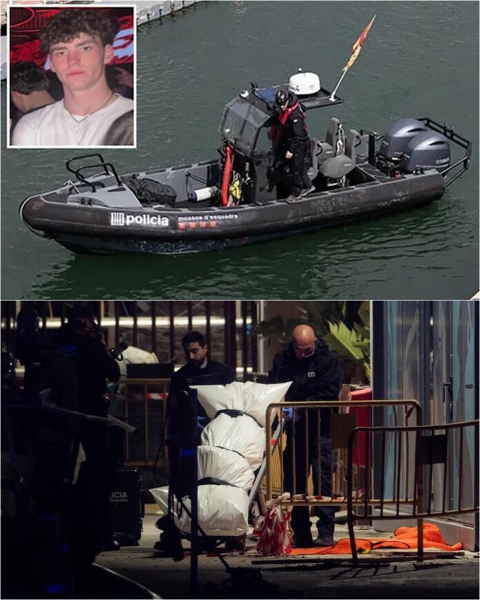 THE SURGICAL PRECISION: Shock from the Barcelona morgue — Jimmy Gracey’s body reportedly showed clean, precise incisions inconsistent with impact against rocks