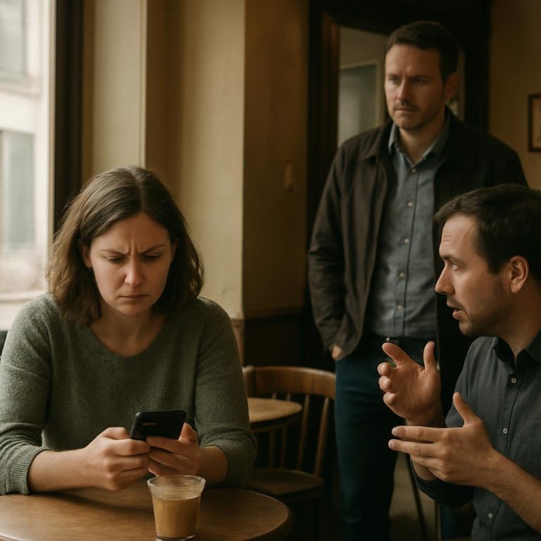 Abandonnée au café par un premier rendez-vous, Élodie trouve une famille inattendue
