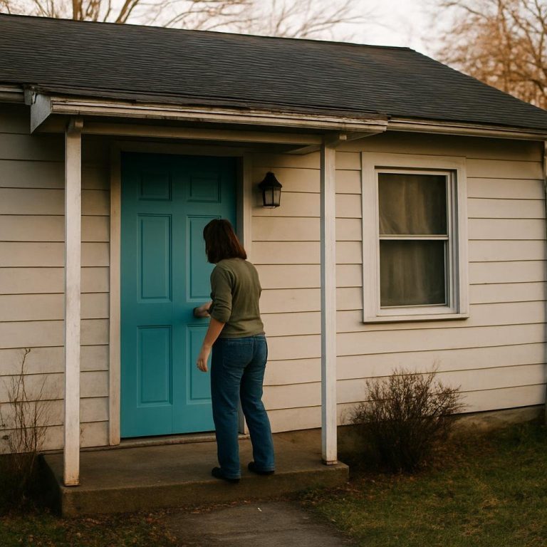 After 4 Years of Silence, My Brother Came to My Blue Door and Went Pale