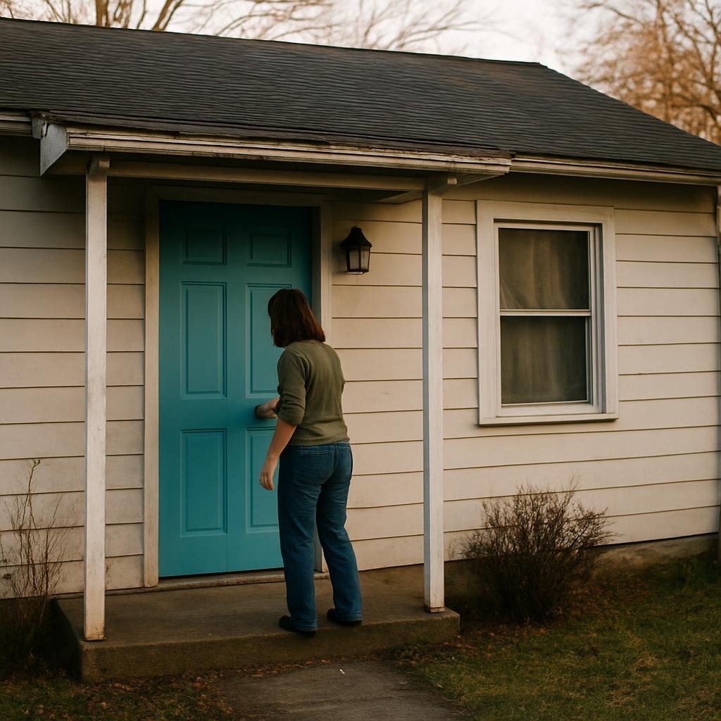 After 4 Years of Silence, My Brother Came to My Blue Door and Went Pale