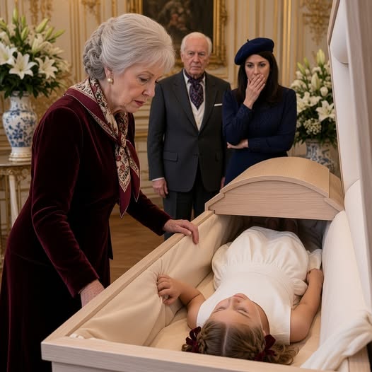 Au cercueil de ma petite-fille, j’ai entendu un grattement — puis sa voix