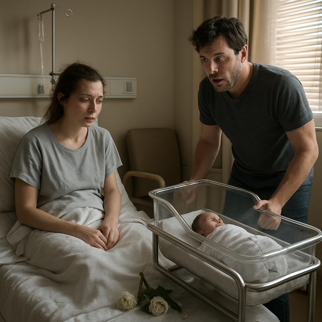 My Husband Froze at Our Newborn’s Ear Mark — Then a Family Secret Came Out